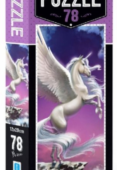 Blue Focus Unicorn - Puzzle 78 Parça