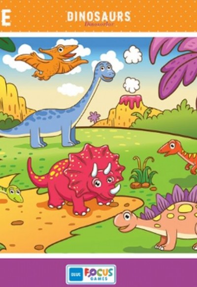 Blue Focus Dinosaurs (Dinozorlar) - Puzzle 30 Parça