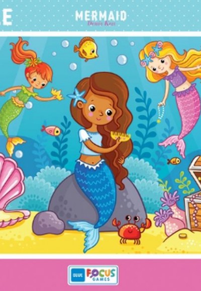 Blue Focus Mermaid (Deniz Kızı) Puzzle 30 Parça