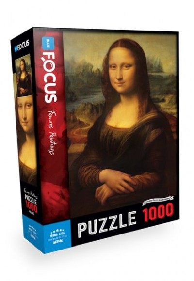 Blue Focus Puzzle Mona Lisa 1000 Parça
