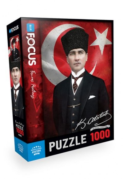 Blue Focus Puzzle Mustafa Kemal Atatürk 1000 Parça