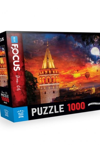 Blue Focus Puzzle Galata Kulesi 1000 Parça