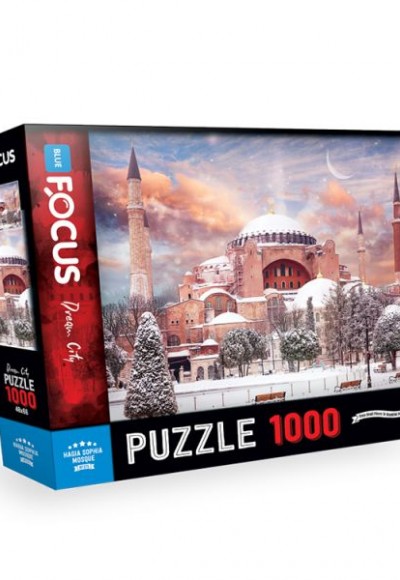 Blue Focus 1000 Parça Puzzle Ayasofya Camii