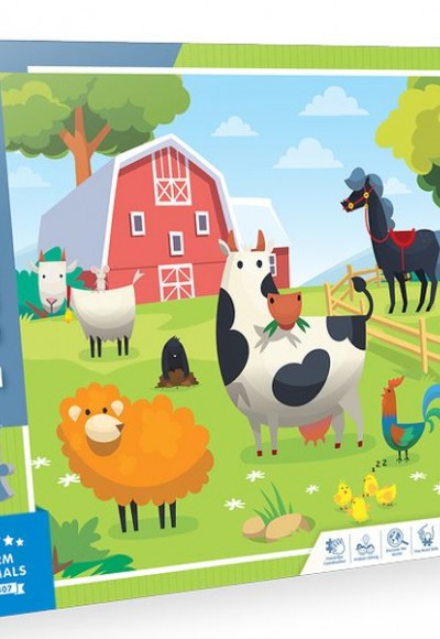 Blue Focus Farm Anımals (Çiftlik Hayvanları) - 24 Parça