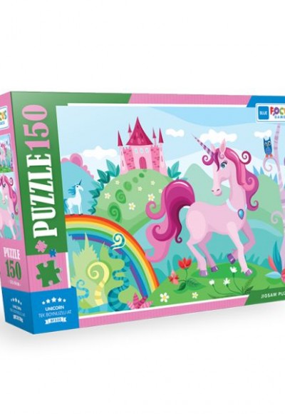 Blue Focus Unicorn - Puzzle 150 Parça