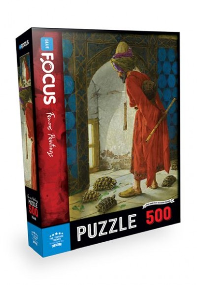 Blue Focus The Tortoise Trainer (Kaplumbağa Terbiyecisi) - Puzzle 500 Parça