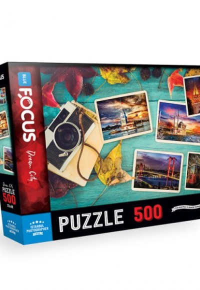 Blue Focus Istanbul Photographer (İstanbul Fotoğrafçısı) - Puzzle 500 Parça