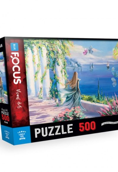 Blue Focus Lonely Girl (Yalnız Kız) - Puzzle 500 Parça