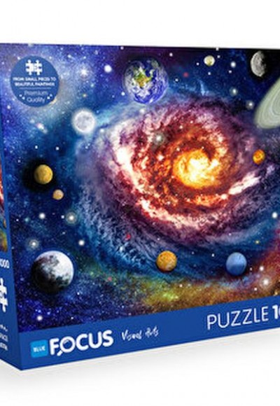 Blue Focus 1000 Parça Puzzle - Space (Uzay)