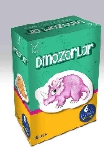 Dinozorlar (6 Adet 2 ve 3 Parçalı Yapboz)