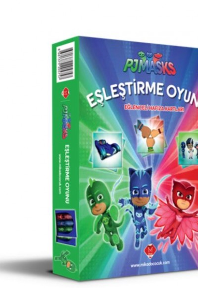 Pjmasks Eşleştirme Oyunu Eğlenceli Hafıza Kartları