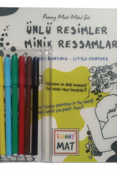 Ünlü Resimler Minik Ressamlar - Funny Mat Mini Set (Aktivite Seti)