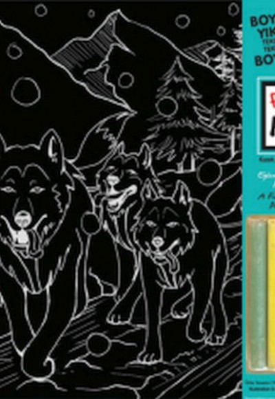 Funny Mat Black (Tebeşirli) Kızak Köpekleri 25X35Cm