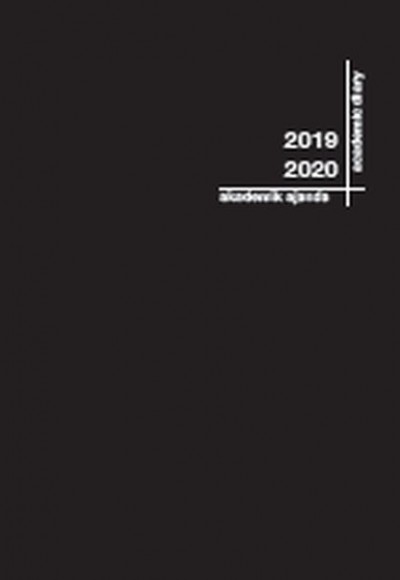 2019-2020 Akademik Ajanda 21x29cm-Siyah