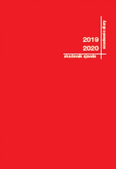 2019-2020 Akademik Ajanda 21x29cm-Kırmızı