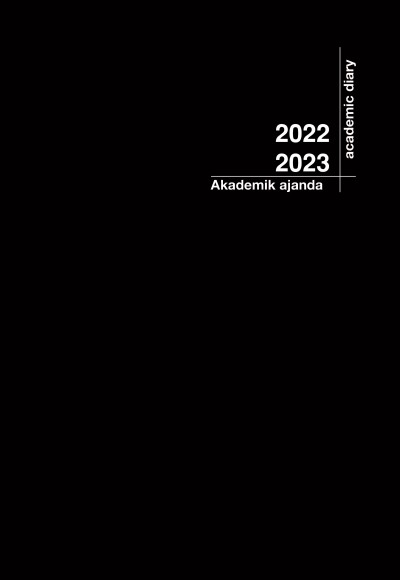 2022-2023 Akademik Ajanda  21X29 Siyah