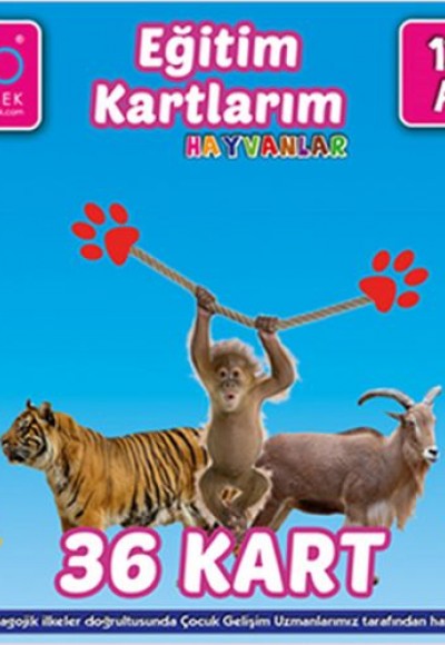 Eğitim Kartlarım - Hayvanlar (12+Ay)