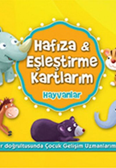 Hafıza ve Eşleştirme Kartlarım - Hayvanlar (21+Ay)