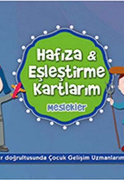 Hafıza ve Eşleştirme Kartlarım - Meslekler (21+Ay)