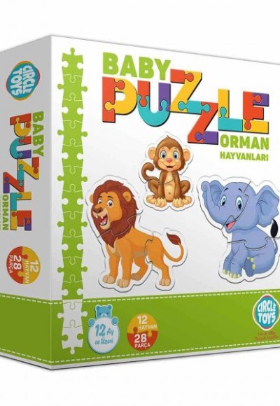 Circle Toys Baby Puzzle Orman Hayvanları