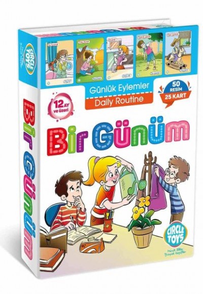 Circle Toys Bir Günüm Eğitici Kartlar