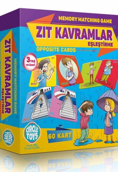 Circle Toys Zıt Kavramlar Eşleştirme Oyunu