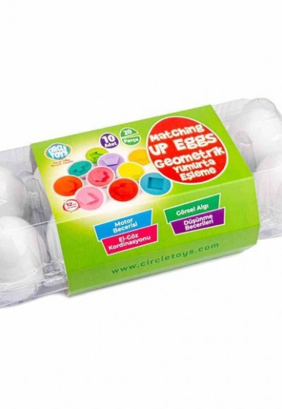 Circle Toys Geometrik Yumurta Eşleme Oyunu 10'lu