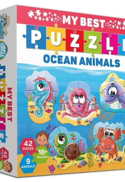 Circle Toys My Best Puzzle Ocean Animals