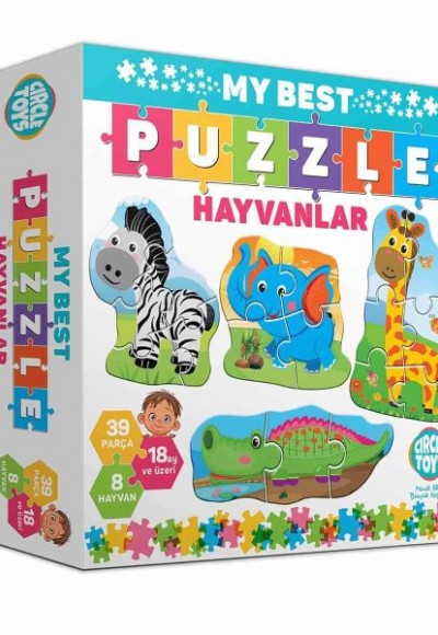 Circle Toys My Best Puzzle Hayvanlar