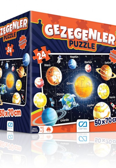 Gezegenler Eğitici Puzzle (CA.5026)