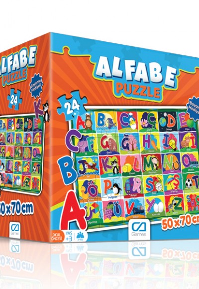 Alfabe Eğitici Puzzle (CA.5027)