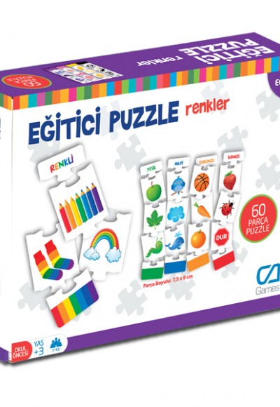 Eğitici Puzzle - Renkler (CA.5029)