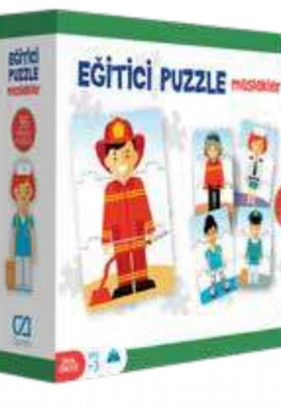 Eğitici Puzzle - Meslekler