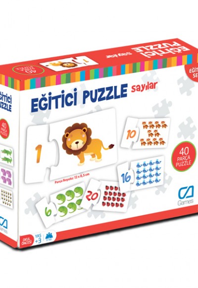 Eğitici Puzzle - Sayılar (CA.5031)