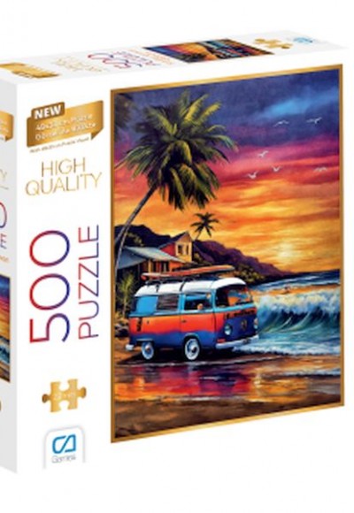 Sahildeki Karavan Puzzle 500