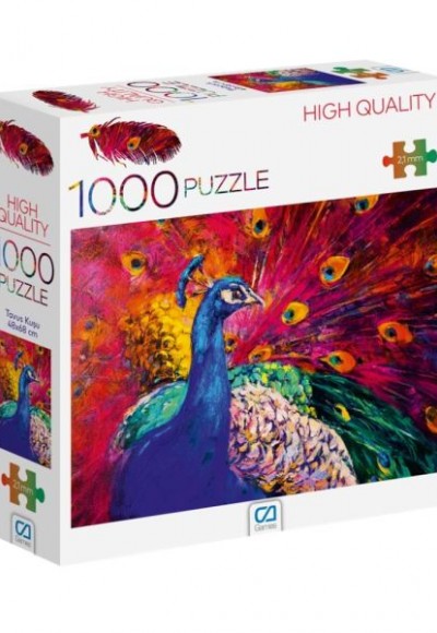 Tavus Kuşu Puzzle 1000