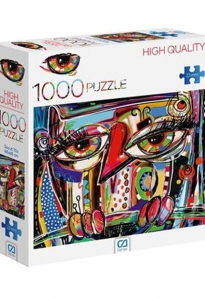 Soyut Yüz Puzzle 1000