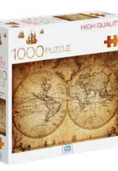 Dünya Haritası Puzzle 1000