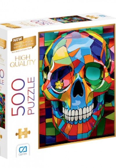 Renkli Kuru Kafa Puzzle 500