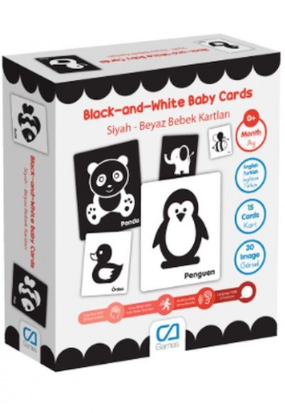 Siyah Beyaz Bebek Kartları