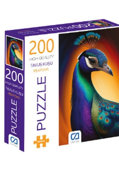 Tavus Kuşu Puzzle 200