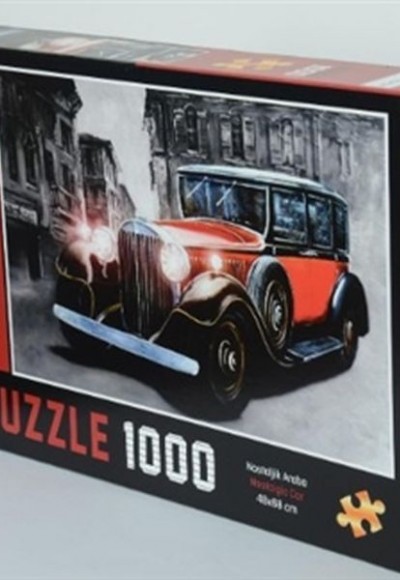 Nostaljik Araba 1000 Parça Puzzle