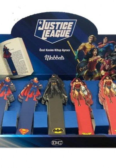 DC Justice League Bookmark 60'lı Display