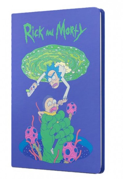 Rick And Morty Sert Kapak Butik Defter Mor