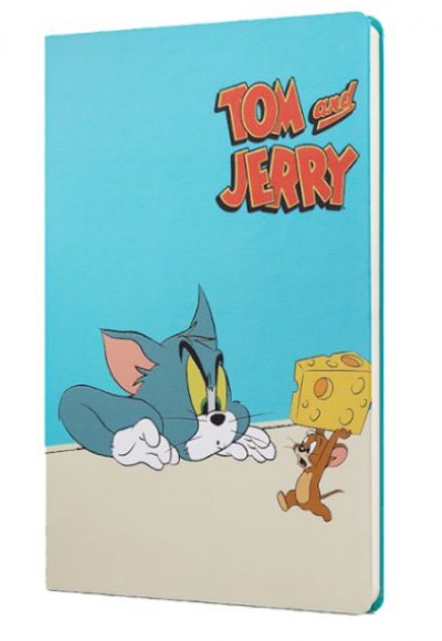 Tom And Jerry Peynir Sert Kapak Butik Defter Mavi