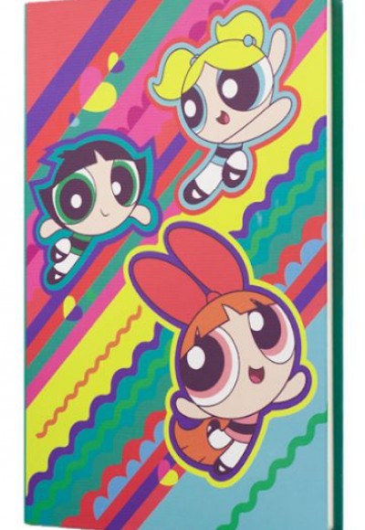 The Powerpuff Girls Sert Kapak Butik Defter Yeşil