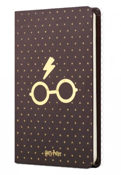 Harry Potter Sert Kapak Mini Defter Gözlük Bordo