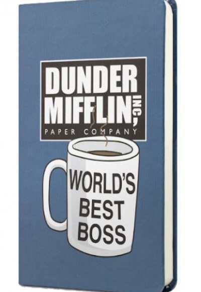 The Office Sert Kapak Mini Defter Worlds Best Boss K.Mavi