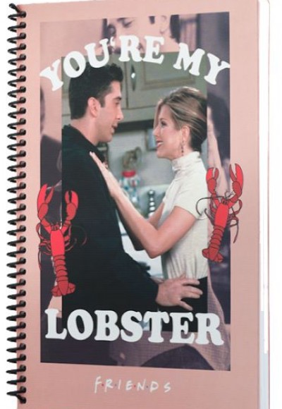 Friends You're My Lobster Spiralli Defter Pembe