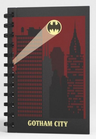 Batman Gotham City Spiralli Defter Siyah